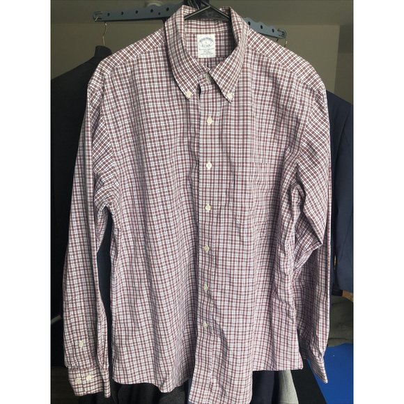 Brooks Brothers 1818 Men Sport Shirt, Large Slim - Picture 2 of 6